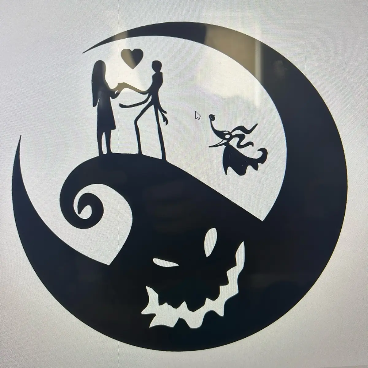 Nightmare Before Christmas Decorative Sticker for Home