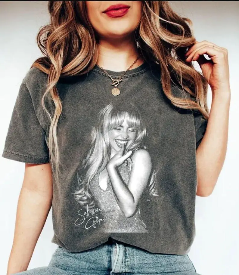 Vintage Sabrina 2024 Tour T-shirt,, Carpenter Graphic Shirt, Trendy Shirt 2024 Gift For Fans Men Women Sabrina Emails Tour