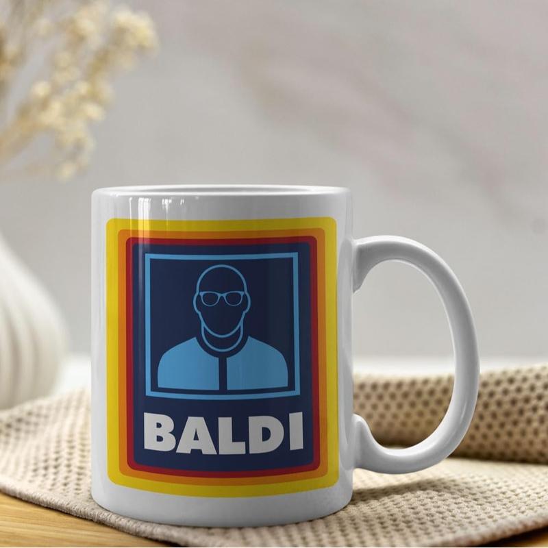 Baldi Gift Mug - Funny Novelty Present for Bald Men, Fathers Day, Grandad -Tumblers Cup Beverage Ceramic Washable Reusable Coffee mug travel  mug 3