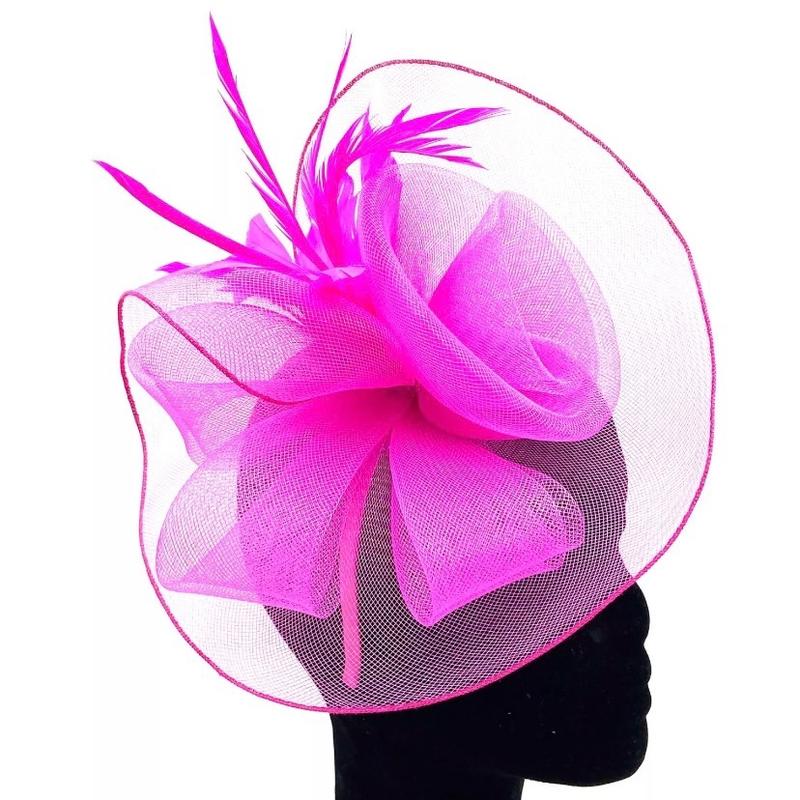 Feather Fascinator for Ladies - Includes Clip and Aliceband - Perfect for Royal Ascot, Races and Weddings 6