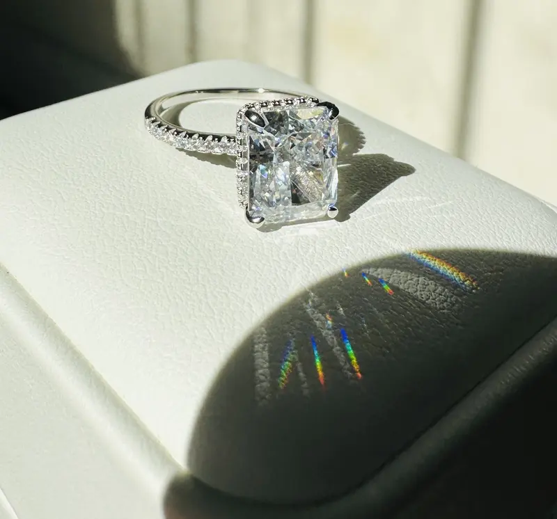 Infinity Glow Sterling Silver Ring 3