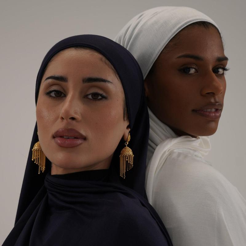 Premium Emirati Jersey Hijab Scarf in Over 20 Colours - Made in Dubai 1