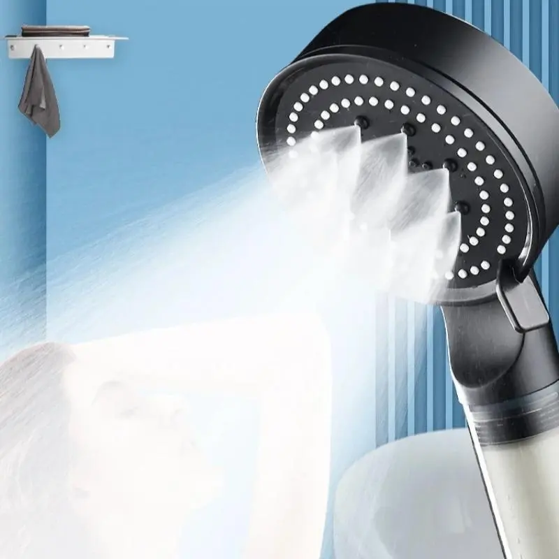Laven & Ivory Summer Shower Head - 6 Spray Modes, High-Pressure Handheld with 3 Filters