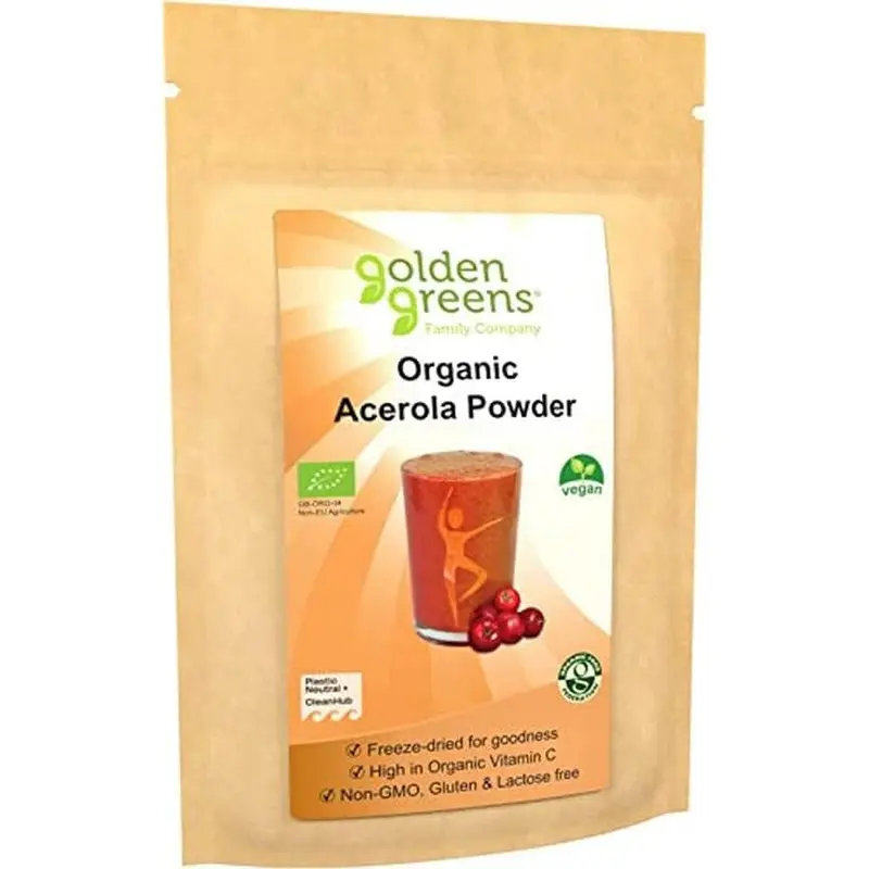GOLDEN GREENS ORGANIC Organic Acerola Powder 50g (PACK OF 1) 0