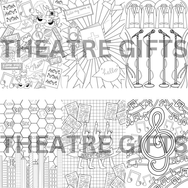 Musical Theatre Colouring Book Volume 2 3