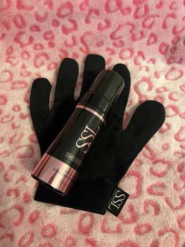 Product Review of SSL Tanning Mousse & 5 finger mitt- Luxury Scented tanning mousse- UK Origin tan from w**x 0
