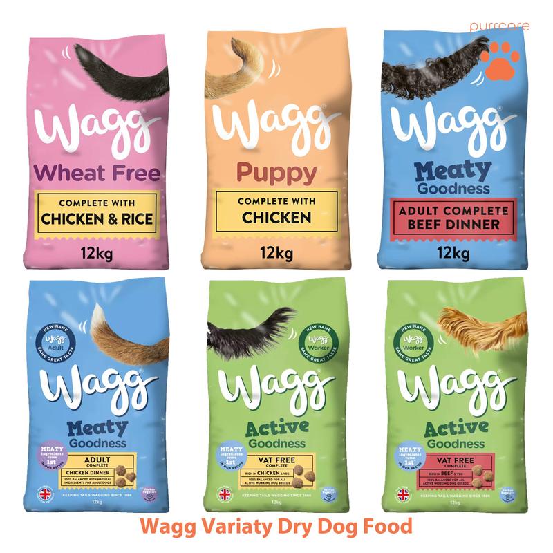 Product Introduction of Wagg Complete Dry Dog Food Variety (12kg) - Balanced Nutrition for Puppies and Adults 2