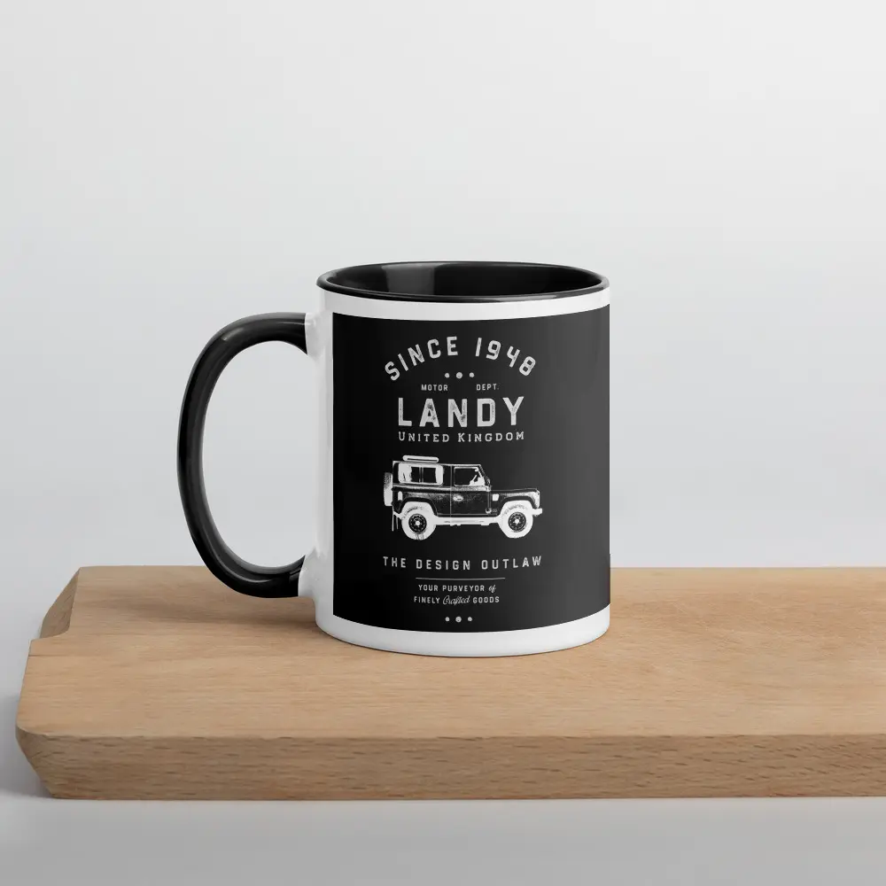 Landy Defender Coffee Mug Unique Vintage Classic Accessory Gift