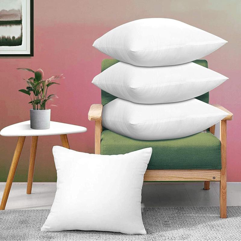 Premium Set of Hypoallergic Cushion Insert Decorative Square Pillow Stuffer for Sofa Couch Cushions inserts 2 pack - [SAME DAY DISPATCH] 1