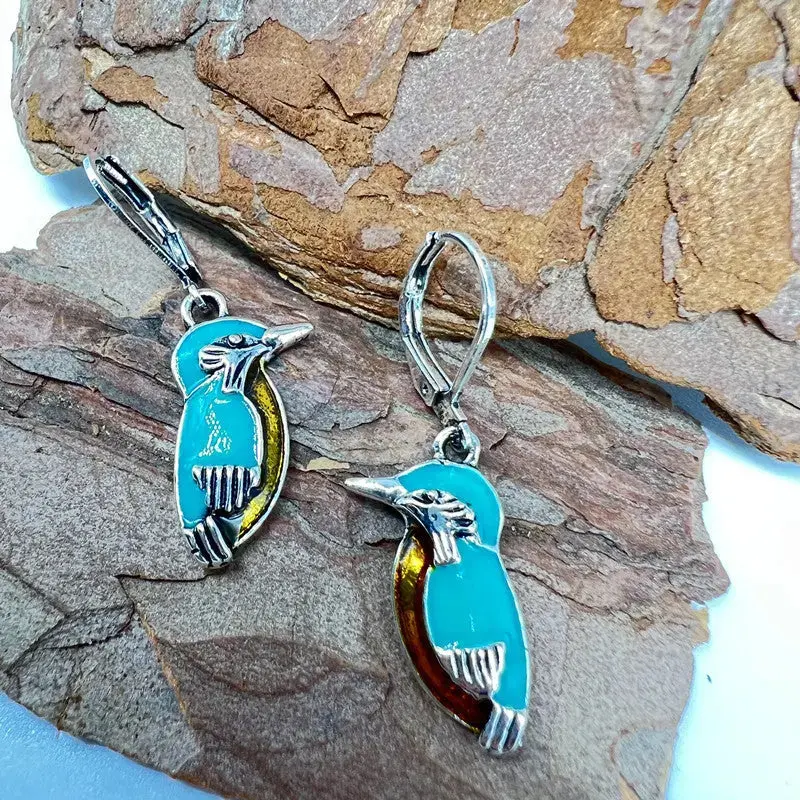 Elegant Turquoise Bird Earrings 4