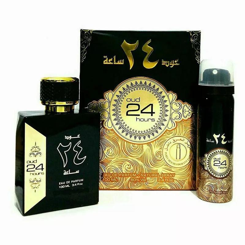 Oud 24 Hours 100ml EDP by Ard al Zaafaran men & women perfume + Body Deodorant 0