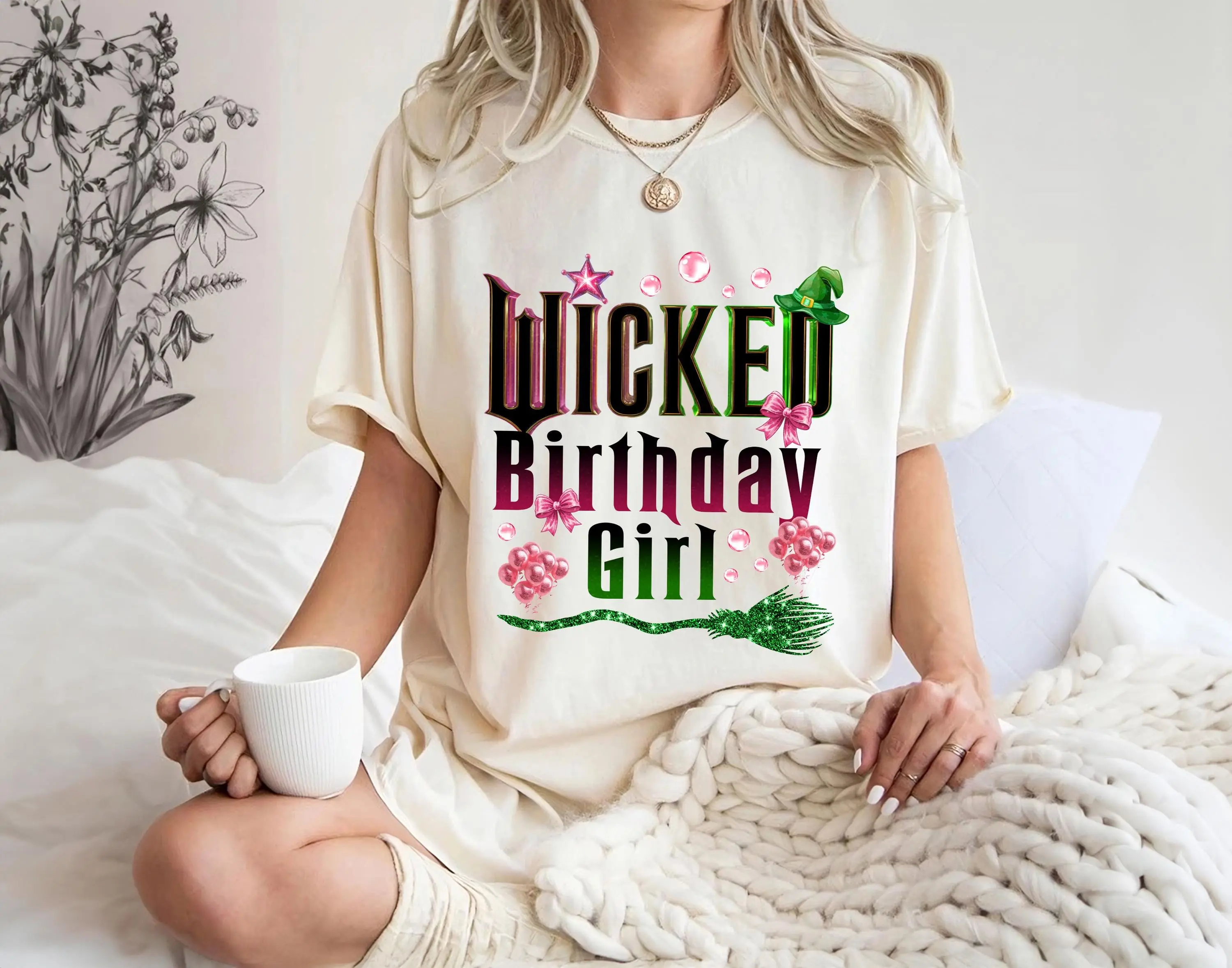 Wicked Birthday Girl Shirts, Wicked Musical Fan Shirt, Wicked Movie T-shirt, Wicked Birthday Girl Gift