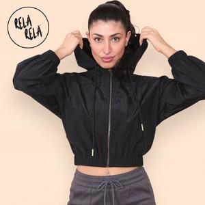 Rela Rela Casual Sporty Zip Through Bomber Jacket  UK 6-18