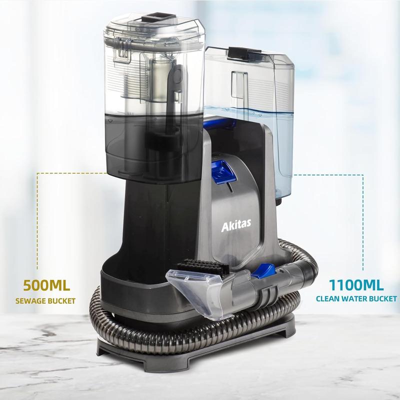 2025NEW-Akitas X6 Spot Cleaner Carpet Washer Remove Spills and Stains from Carpets, Stairs, Upholstery Portable and Compact 3