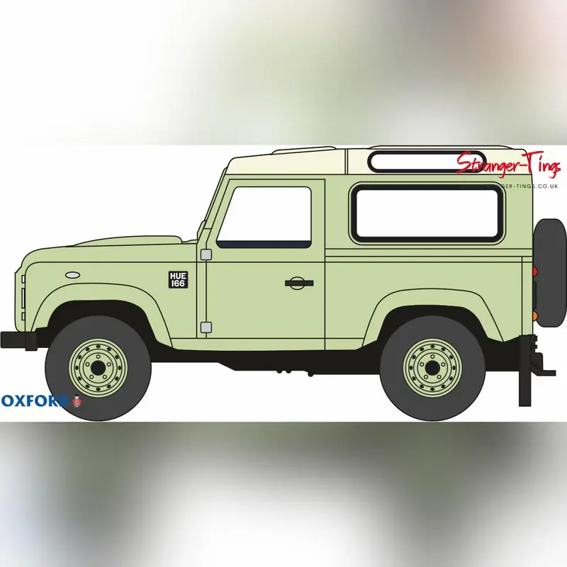 Oxford Diecast Land Rover Defender 2013 - Tamar Blue 1/76 Scale 4