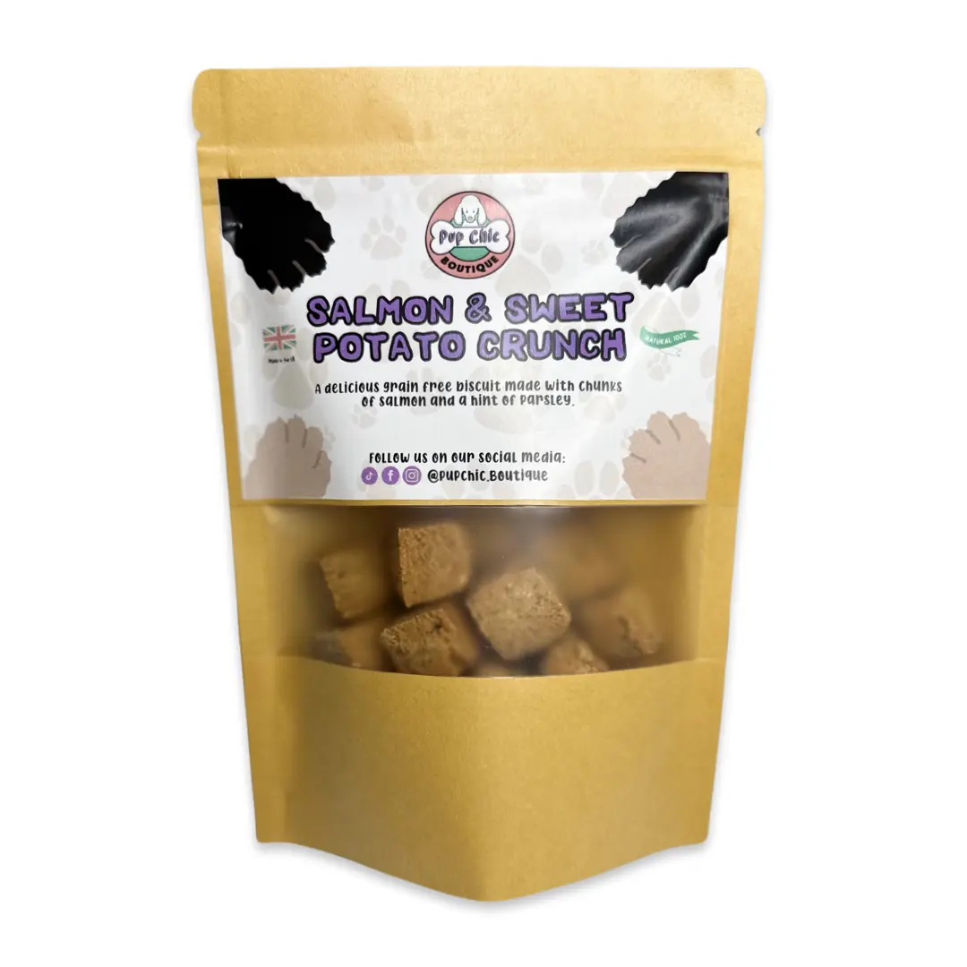 Salmon & Sweet Potato Crunch dog treats