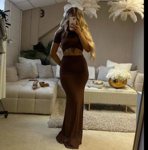 Liliosa Lingerie 2025 Trendy Summer Outfits, High Quality Summer 2 Piece Set, Elegant Mermaid Fitted Crop Top & High Waist Skirt Set, Chic Casual Summer Womenswear Clothing, Comfortable Casual Elegant Dating Sleeveless Womenswear, Ladies Summer Clothes