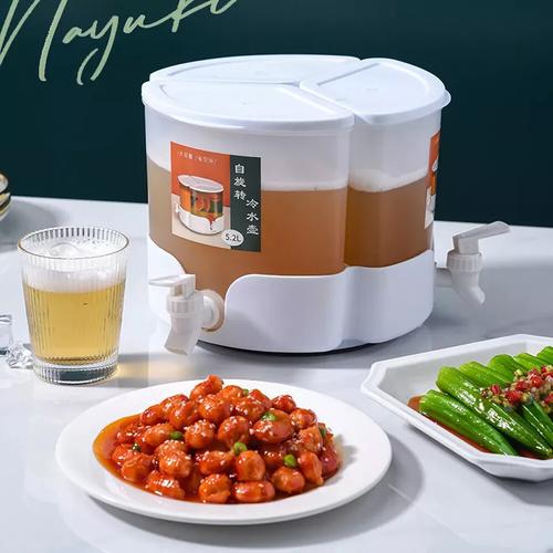 5L Jug With Tap Cold Water Container Lemonade Drink Dispenser for Refrigerator 2