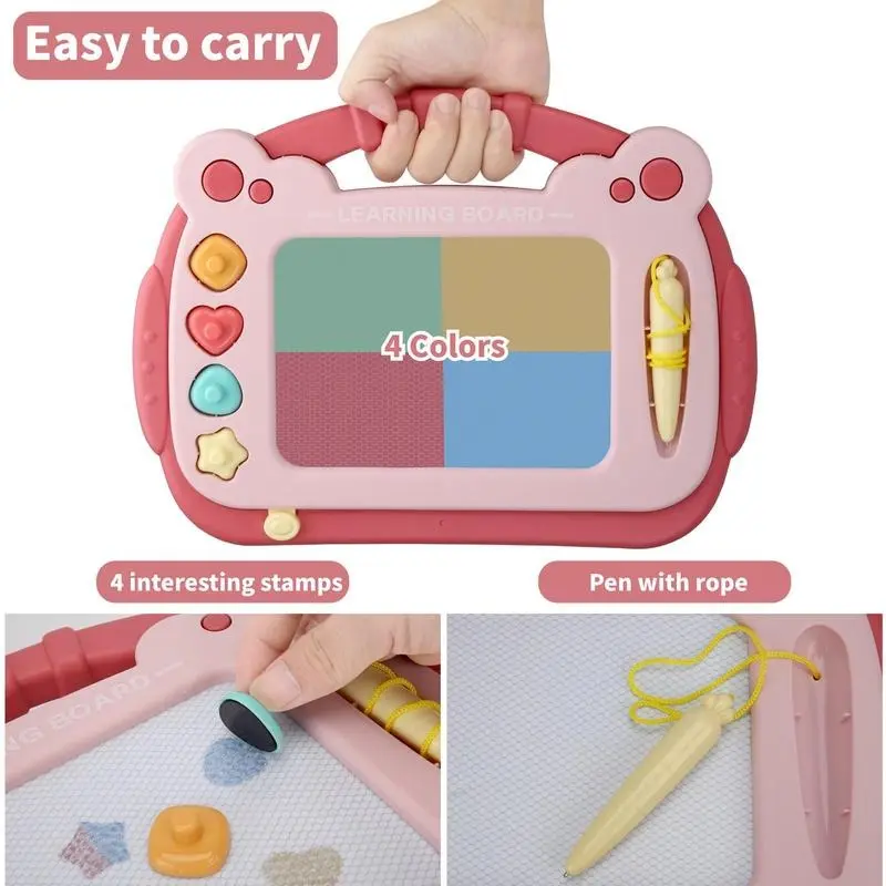 Magnetic Drawing Board, Erasable Doodle Writing Board, Early Education Toy for Kids, Birthday Gifts, Valentine's Day Gift 1