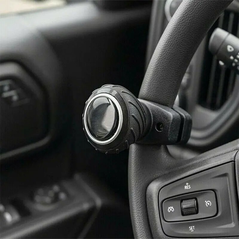 Power Steering Wheel Aid Car Truck Lorry Handle Assister Knob Spinner Ball Black 3