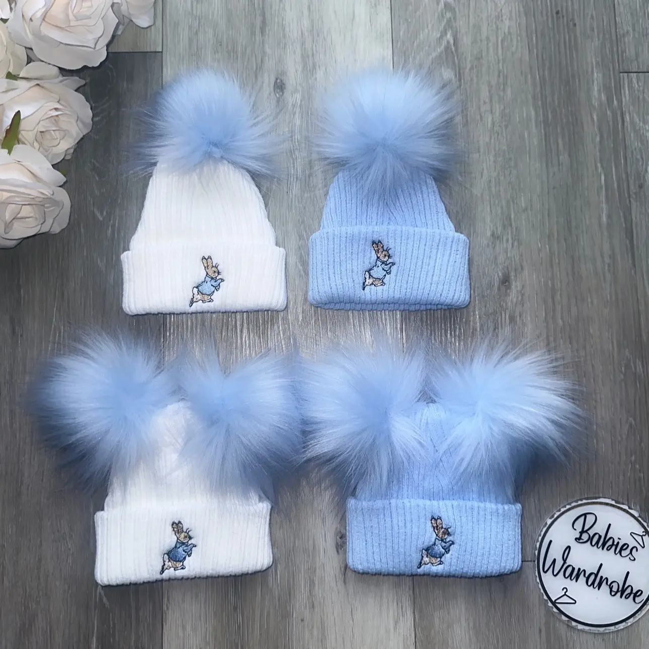 Blue Peter Rabbit Pom Pom Hats