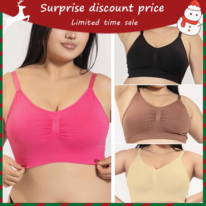 factory direct sales -- NoUnderwire Unlined Cami Bra Seamless Tshirt Bras Sports Brafully covered non-wired shaping bra with adjustablespaghetti straps 0