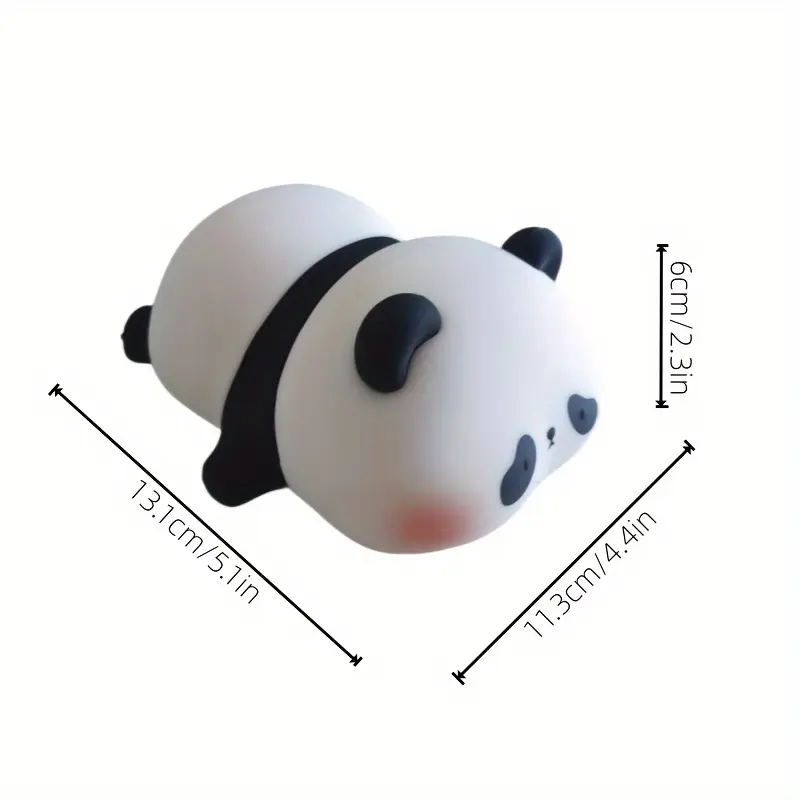 Fatda gift silicone pat pat light LED bedside lamp Christmas pat pat silicone night light USB rechargeable soft light sleep companion sensor three levels of brightness can be set to automatically turn off the light male and female 1