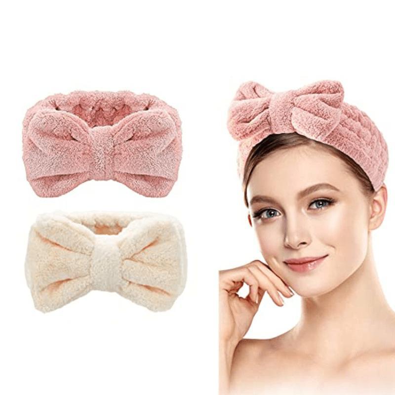 (Gift 2)Super-Soft Coral Fleece Hair Band - Quick-Dry Sports Face Wash & Makeup Spa - Solid Color, Stylish Headband for All-Day Comfort - One-Size-Fits-All Hair Accessories 4