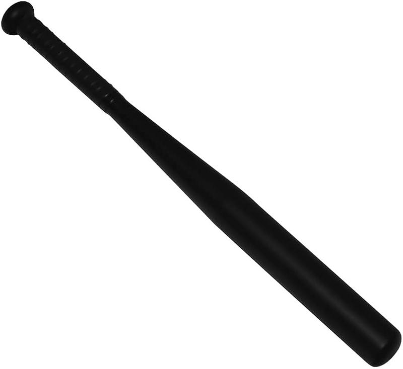 Aggloz | Baseball Bat Steel | Durable & Comfortable | Outdoor Sports | Heavy Duty Baseball Bat | Practice & Home Protection | Kids & Adult | 72cm | Black 0