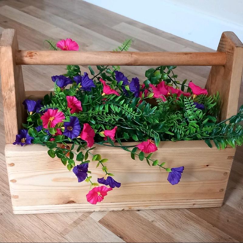Handmade Wooden Tool Boxs for Tools, Plant Pots, Decorations and More 5