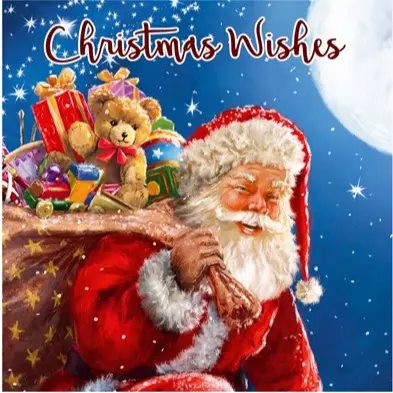 Christmas Cards 12 Pack Santa Cards Snow Scene Luxury Traditional Christmas cards 2 Design 3