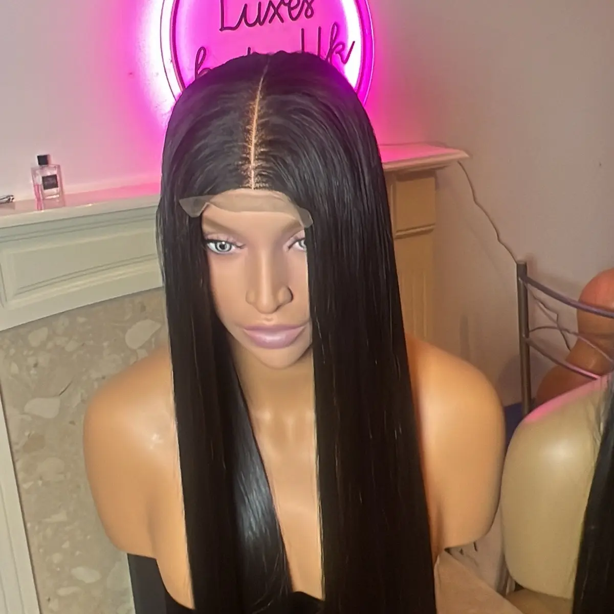 Super double drawn luxury bone straight, 28” 300grams, 2by6 closure