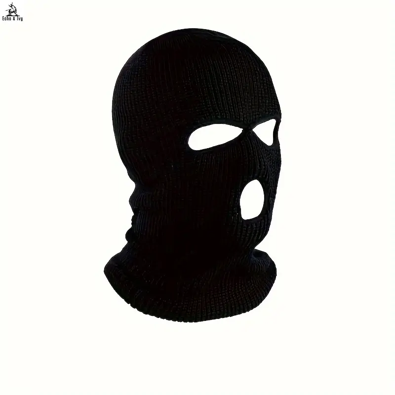 E&I    Keep Yourself Safe This Winter: Tactical Full Face Mask with 3 Holes, Suitable for Both Men and Women 0