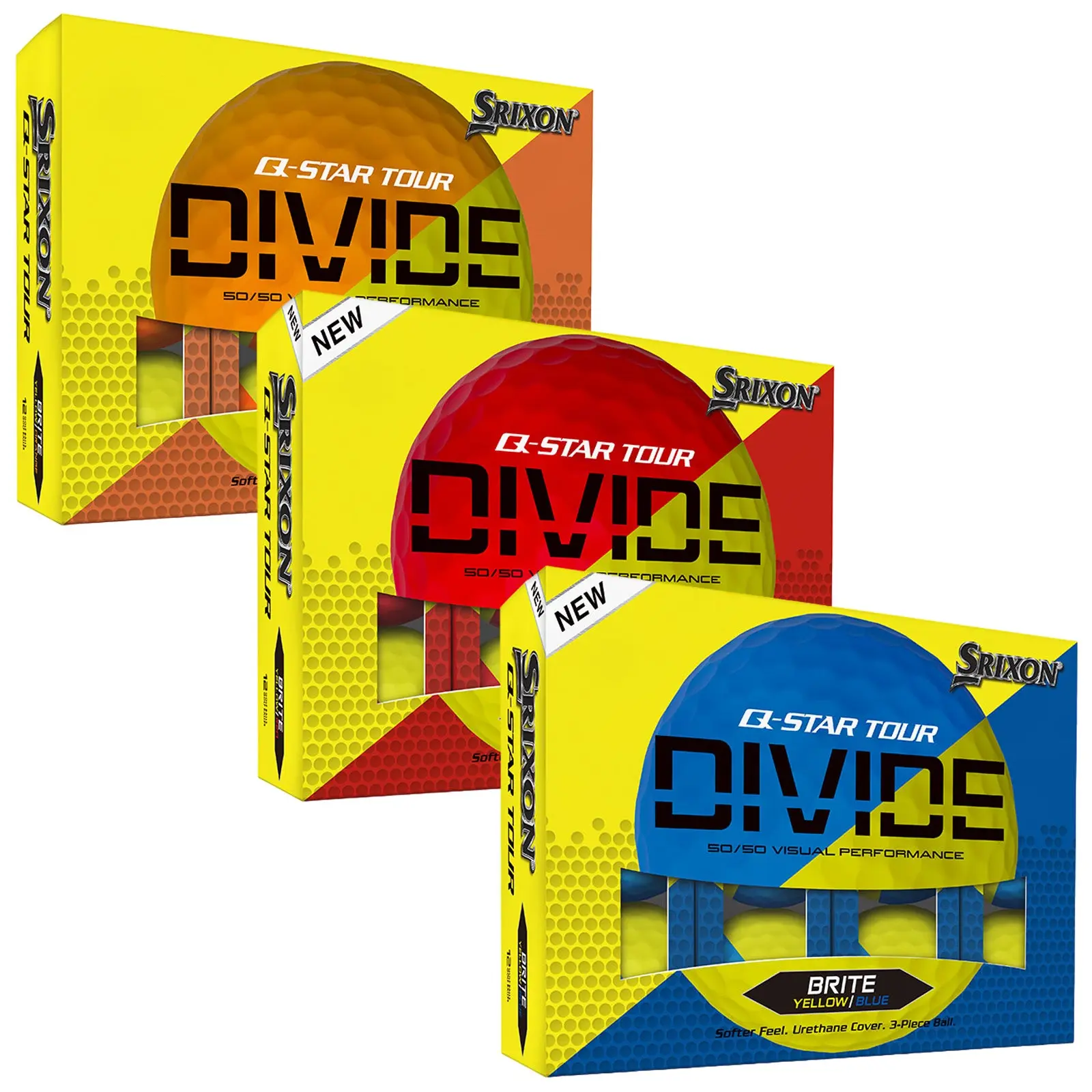 2025 Srixon Q-Star Tour Divide Golf Balls
