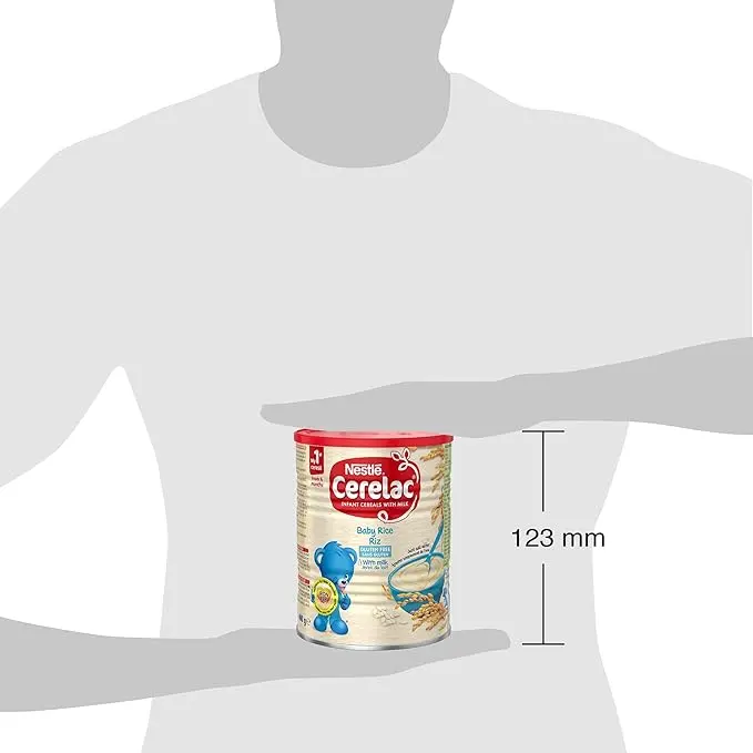 Nestle Cerelac Rice with Milk Infant Cereal, 6 months+, 400 g (Pack of 2) 2