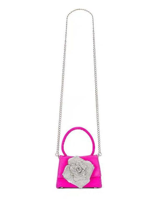 Product Introduction of New Arrival Trendy Women Chic Round Satin Crossbody Hand Bag with Round Bling Crystal Handle Evening Party Bag Purse 17