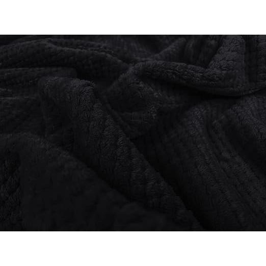 Bear & Panda Waffle Flannel Fleece Mink Throw - Sofa /Bedspread/ travel Blankets 6
