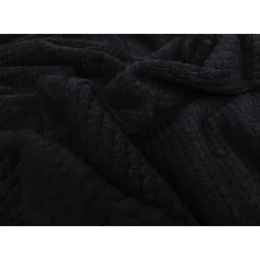 Bear & Panda Waffle Flannel Fleece Mink Throw - Sofa /Bedspread/ travel Blankets 6