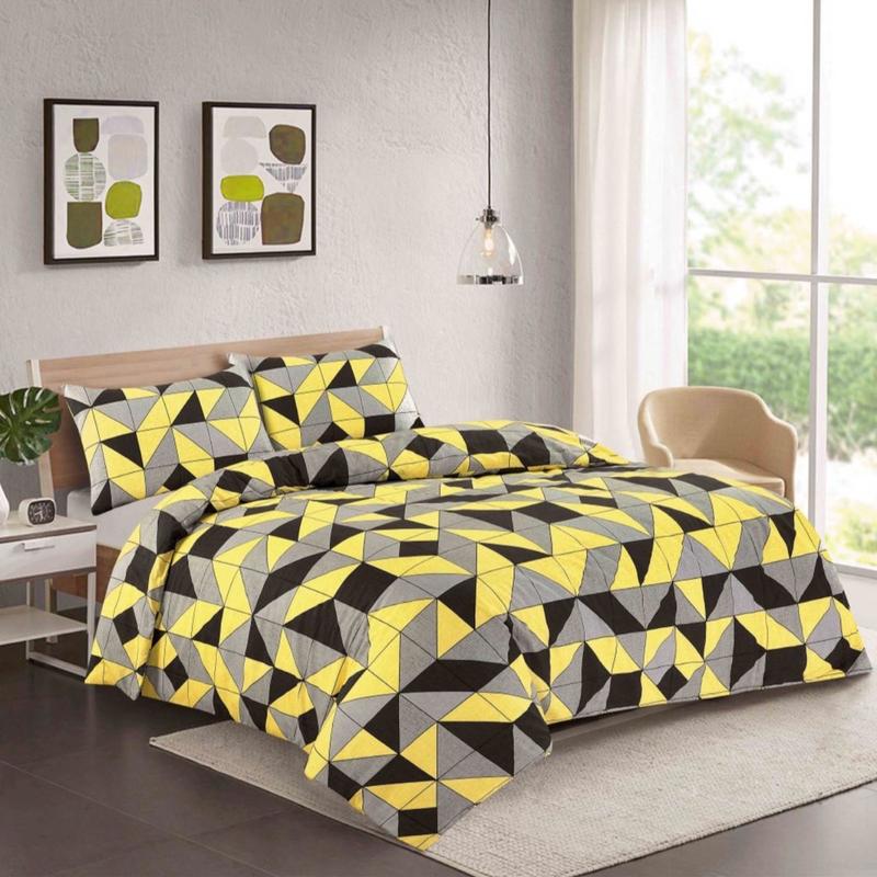 Printed Duvet & Pillowcase Set – High-Quality Fabric for Stylish Bedrooms – Durable, Soft & Easy-Care Quilt Cover with Coordinated Pillowcases – Modern & Elegant Bedding 6