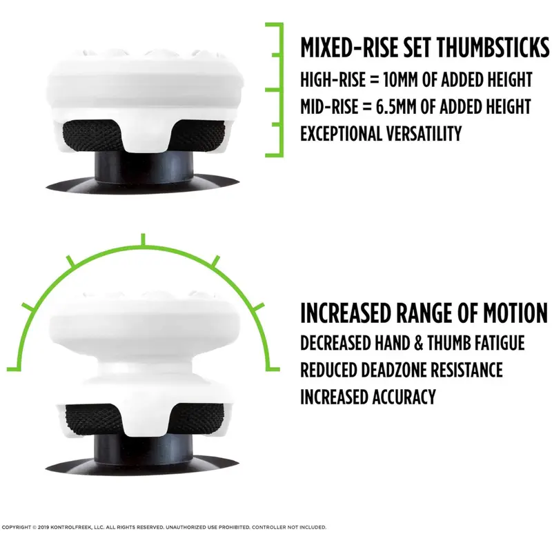 KontrolFreek FPS Freek - Xbox One and Xbox Series X / Playstation 4 & Playstation 5 | Nintendo Switch | Performance Thumbsticks 1