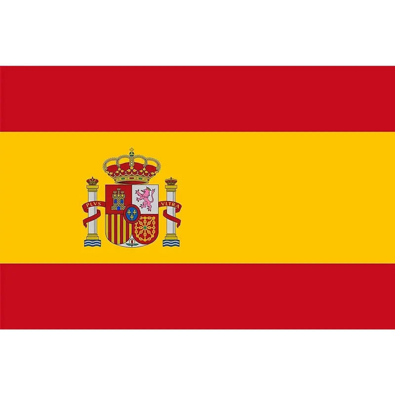 3Pcs Spain Flag 5x3ft With Eyelets Banners Set 4