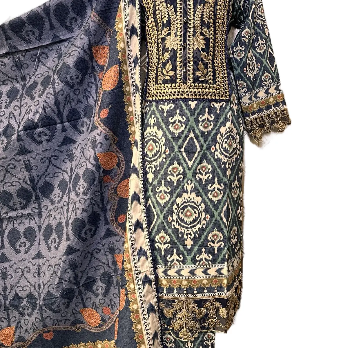 Maria b inspired 3 piece winter dhanak fabric