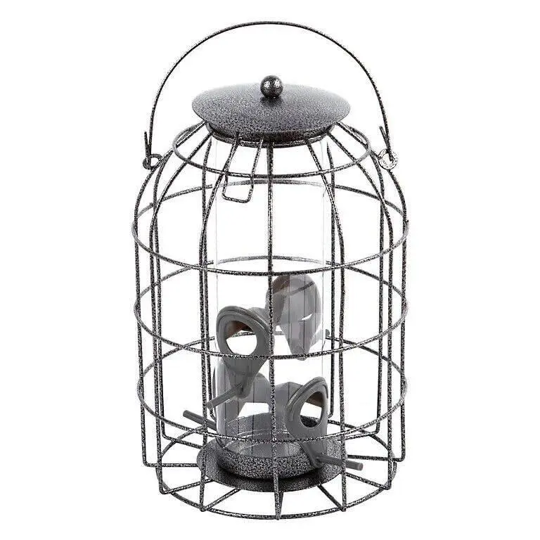 Set of 3 Squirrel-Proof Hanging Bird Feeders – Seed, Nut & Fat Ball Feeders with Sturdy Metal Cages 2