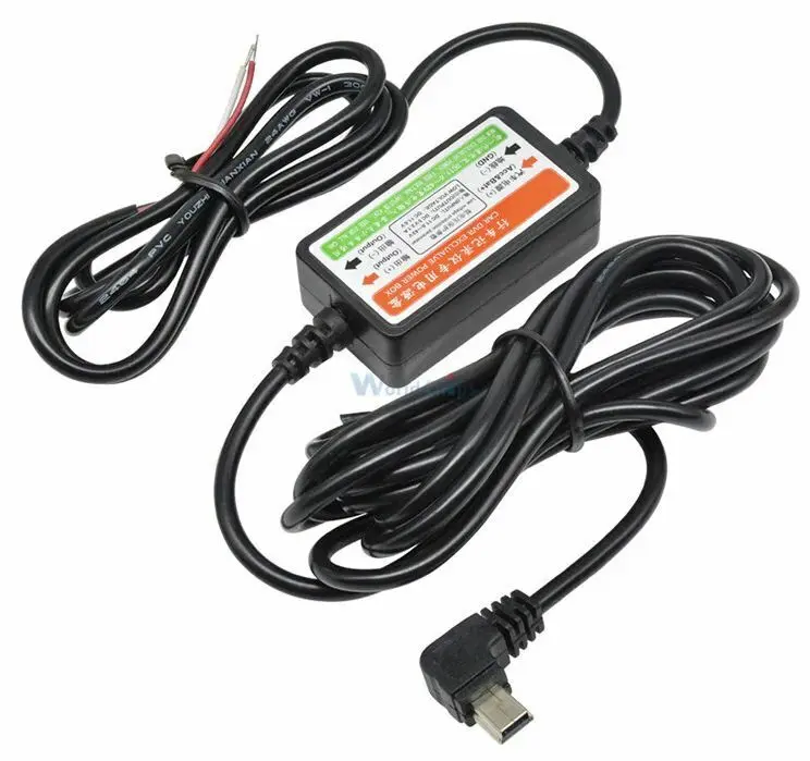 12V to 5V 2.1A Step Down Power Supply Module Mini USB Car Dash Cam Hard Wire Kit
