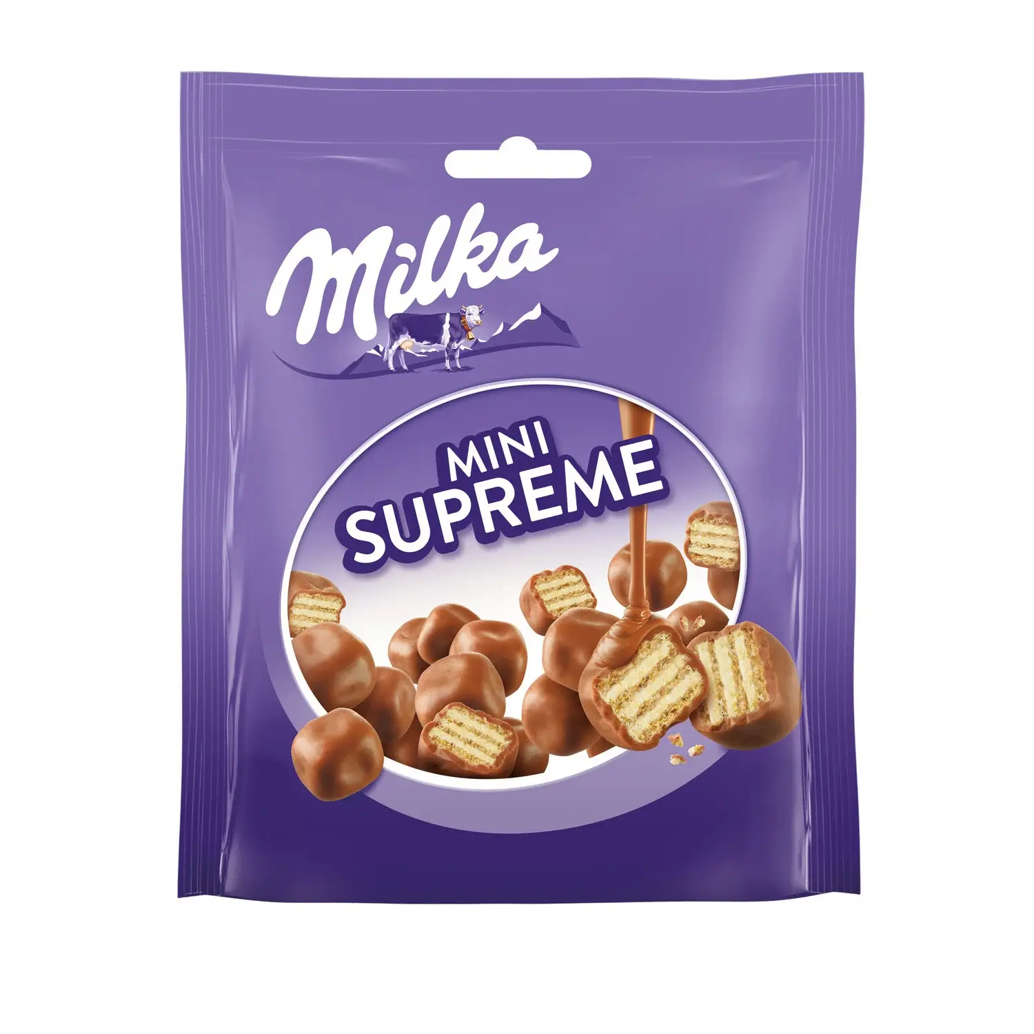 Milka Mini Supreme Sachet 110g - Delicious Chocolate Treats