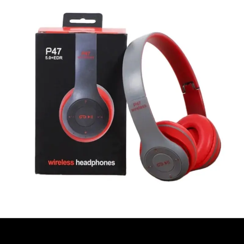 P47 High Quality Bluetooth Headphones - Audio and Electronic Devices Wireless Headset 6