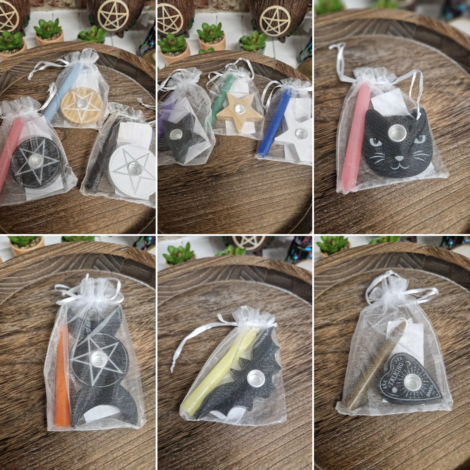 Spell Candle Holders - Decorative Candle Ornaments