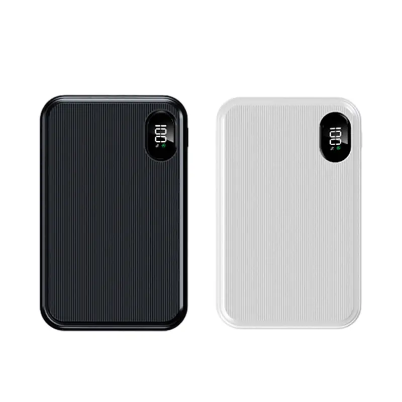 Power Bank 20000mAh Fast Charging, 22.5W USB C Portable Phone Charger Battery Camping Power Bank, Slim Powerbank for iPhone Tablet Laptop Travel white Cable Device