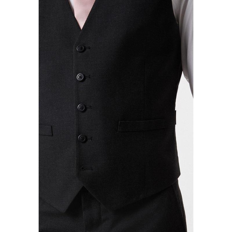Burton Mens Essential Single-Breasted Slim Waistcoat - (UTBW511) 3