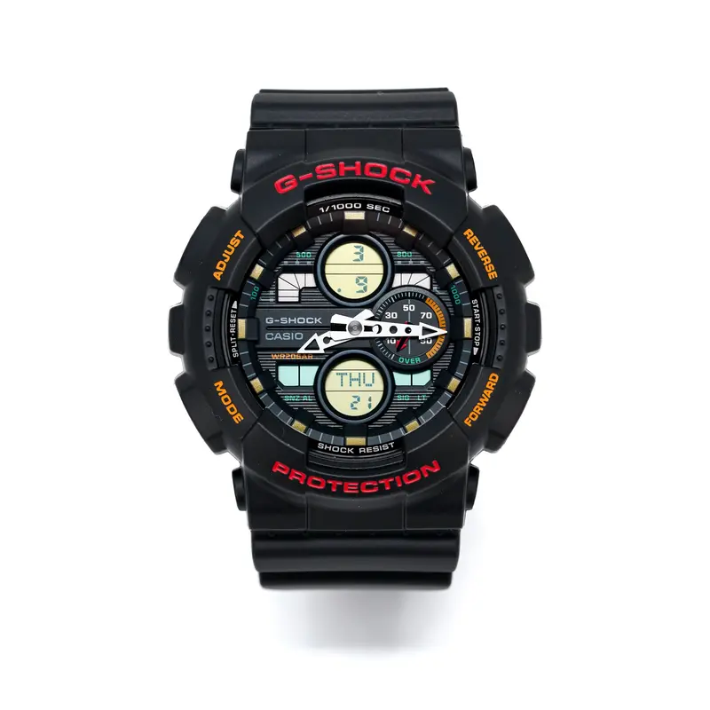 Casio G-Shock Watch Men's 90's Stereo Black GA-140-1A4DR 3